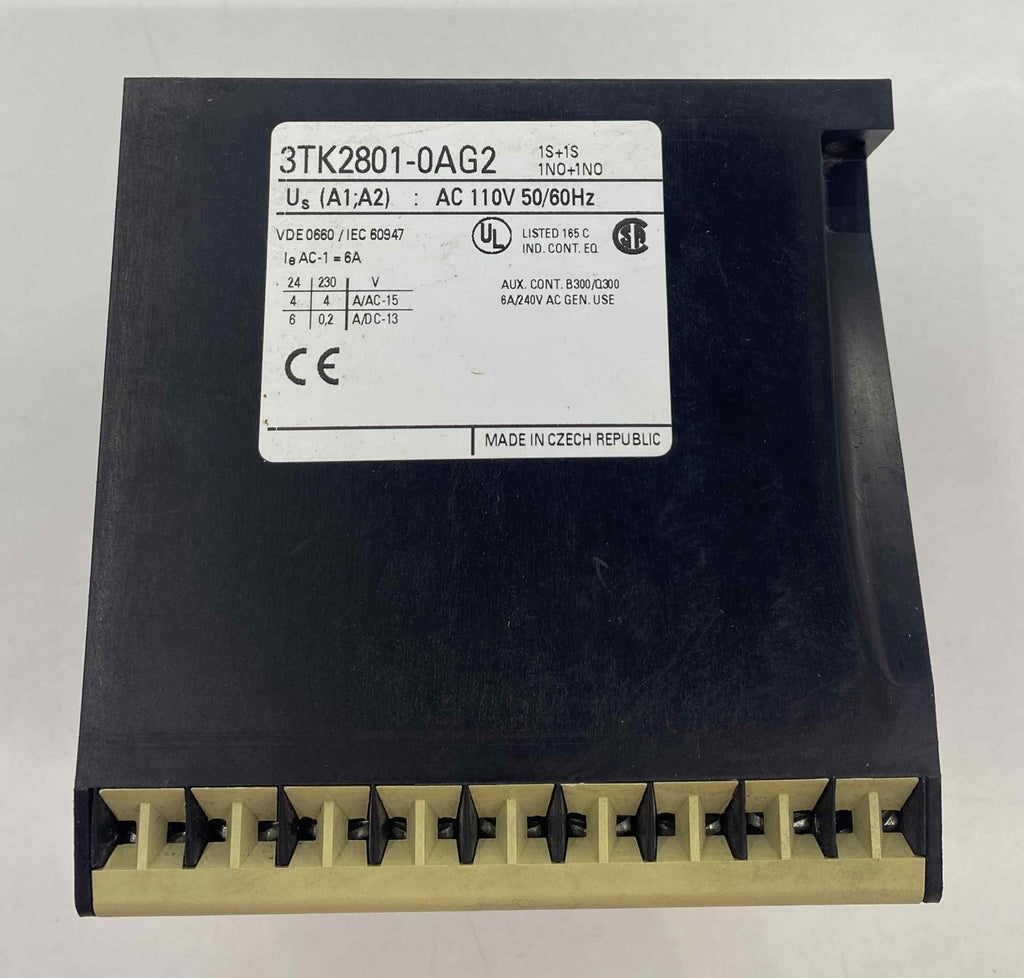 SIEMENS 3TK2801-0AG2 3TK2801-0AG2 AC 110V 50/60HZ PLC MODUL