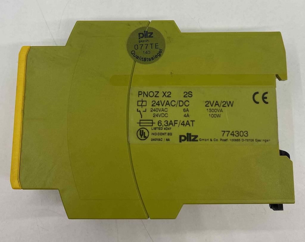 PILZ PNOZ X2 2S 24VAC/DC 2VA/2W 774303 EMNİYET RÖLESİ