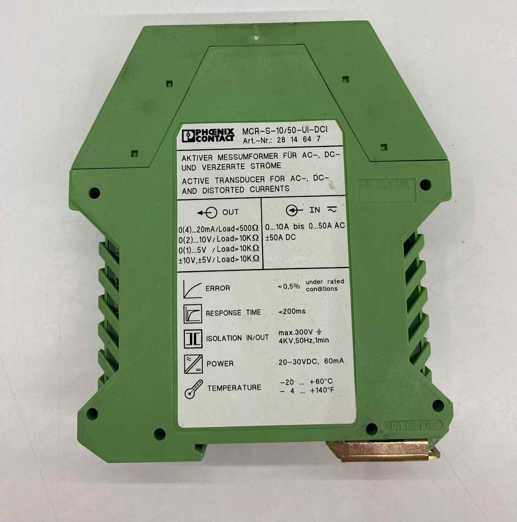 PHOENIX MCR-S-10/50-UI-DCI  SİNYAL ÇEVİRİCİ