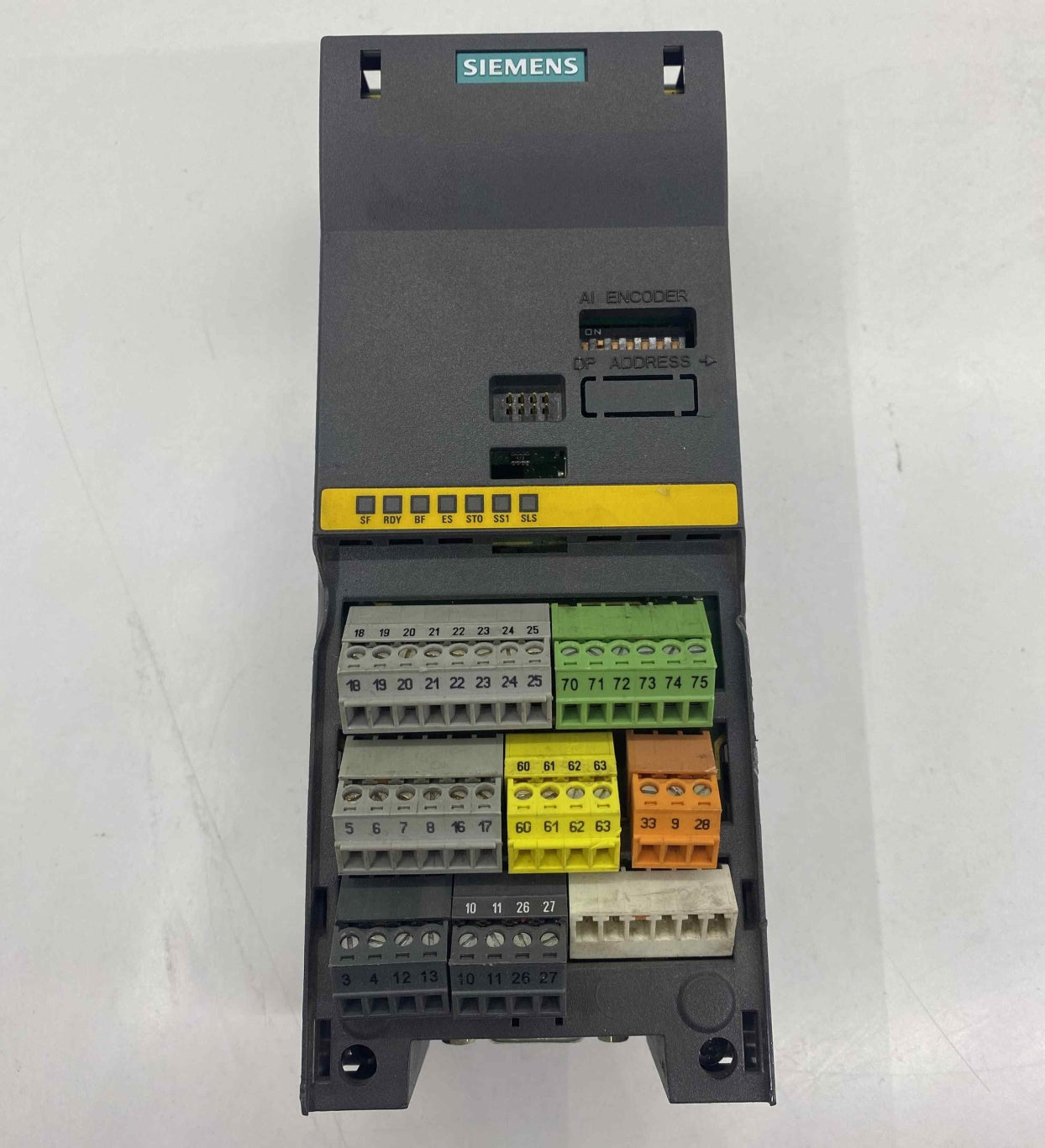 SIEMENS 6SL3 244-0BA21-1PA0 6SL3 244-0BA21-1PA0 SÜRÜCÜ ÜST KLEMENS KART PLC MODUL