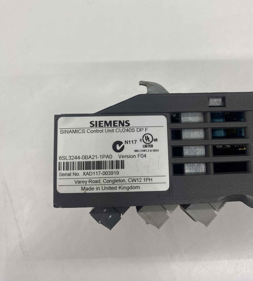 SIEMENS 6SL3 244-0BA21-1PA0 6SL3 244-0BA21-1PA0 SÜRÜCÜ ÜST KLEMENS KART PLC MODUL