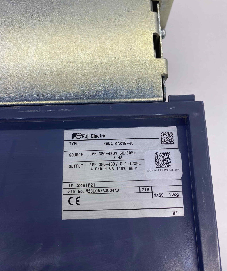 FUJI FUJİ FRN4.0AR1M-4E  480V 4.0KW  SÜRÜCÜ