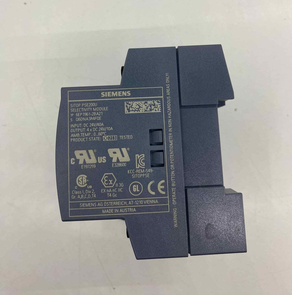 SIEMENS 6EP1961-2BA21 AKIM İZLEME RÖLESİ AKIM TEKRARLAYICISI