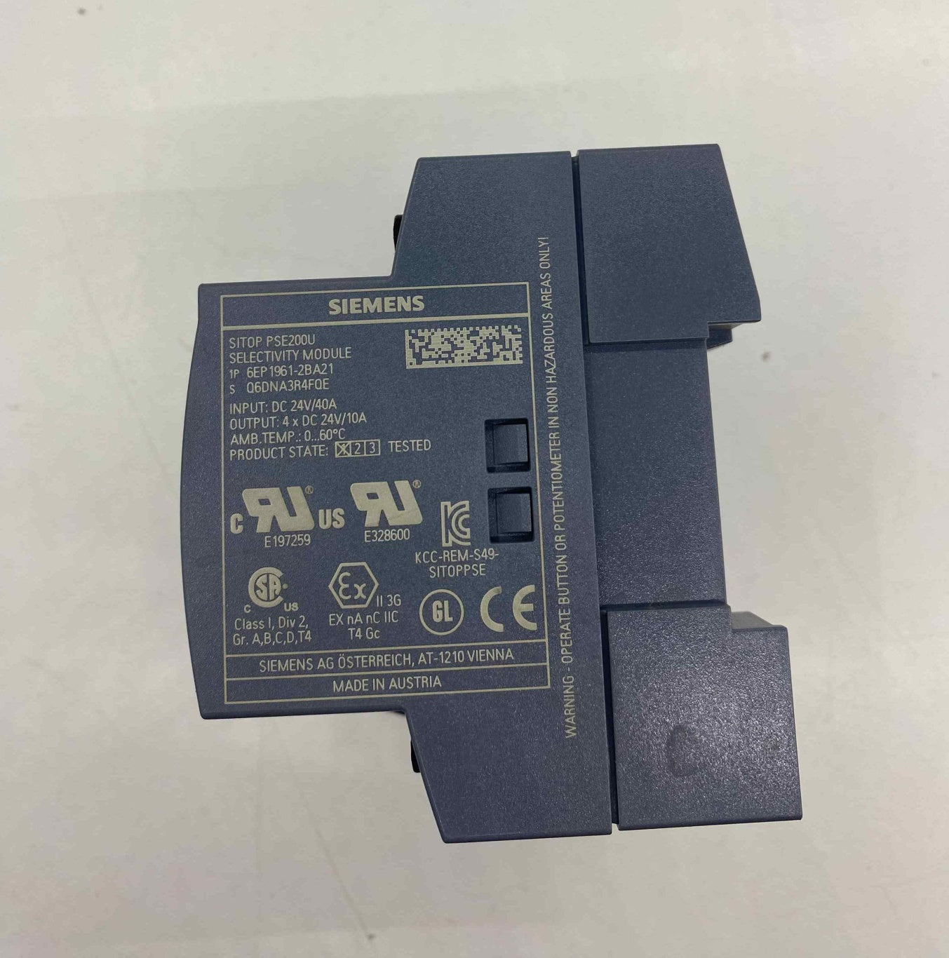 SIEMENS 6EP1961-2BA21 AKIM İZLEME RÖLESİ AKIM TEKRARLAYICISI