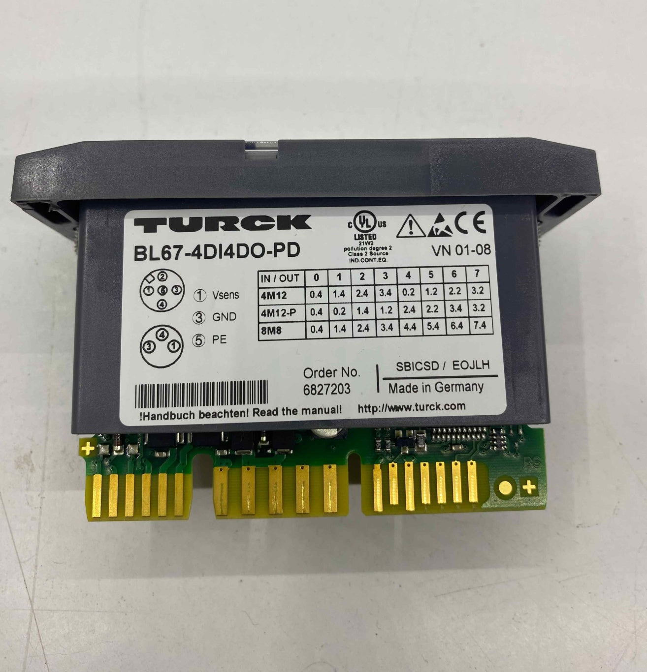TURC BL67-4DI4DO-PD   PLC MODUL