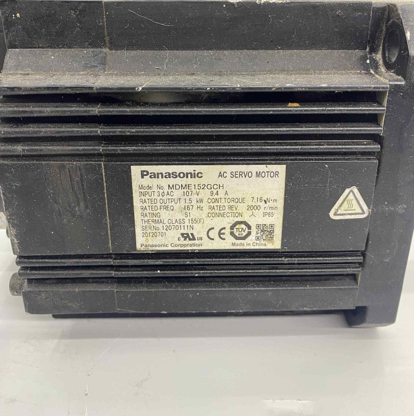 PANASONIC MDME152GCH 1.5KW SERVO MOTOR