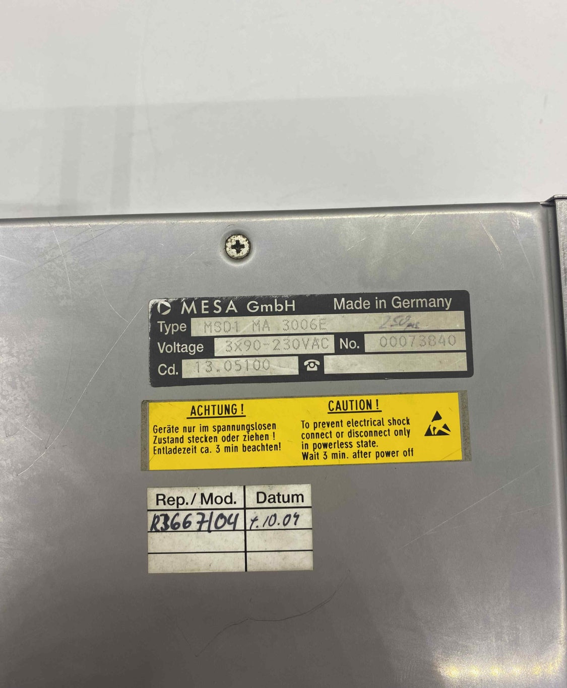 MESA MSD1 MA 3006E SERVO SÜRÜCÜ