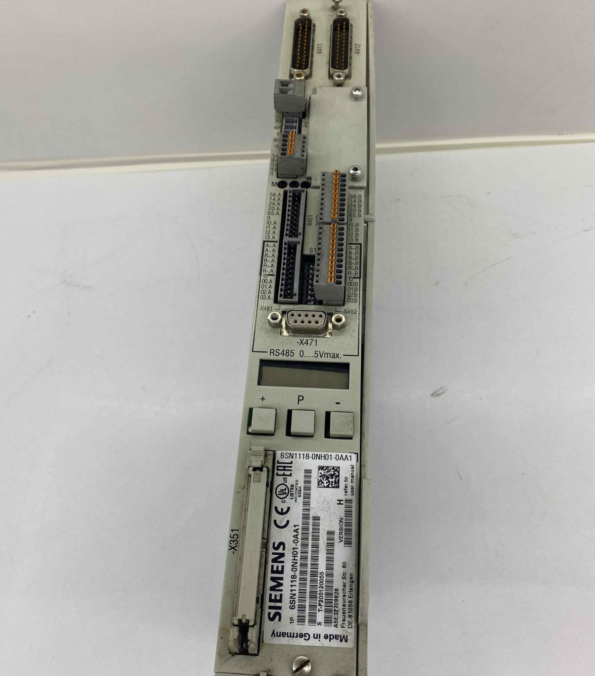 SIEMENS 6SN1118-0NH01-0AA1 SERVO SÜRÜCÜ