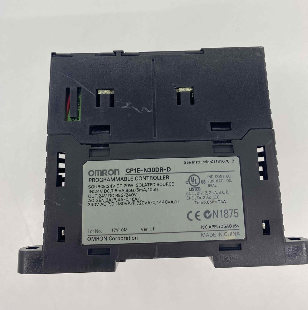 OMRON CP1E-N30DR-D PLC