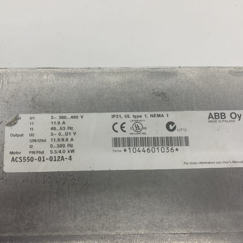 ABB ACS550-01-012A-4 SÜRÜCÜ