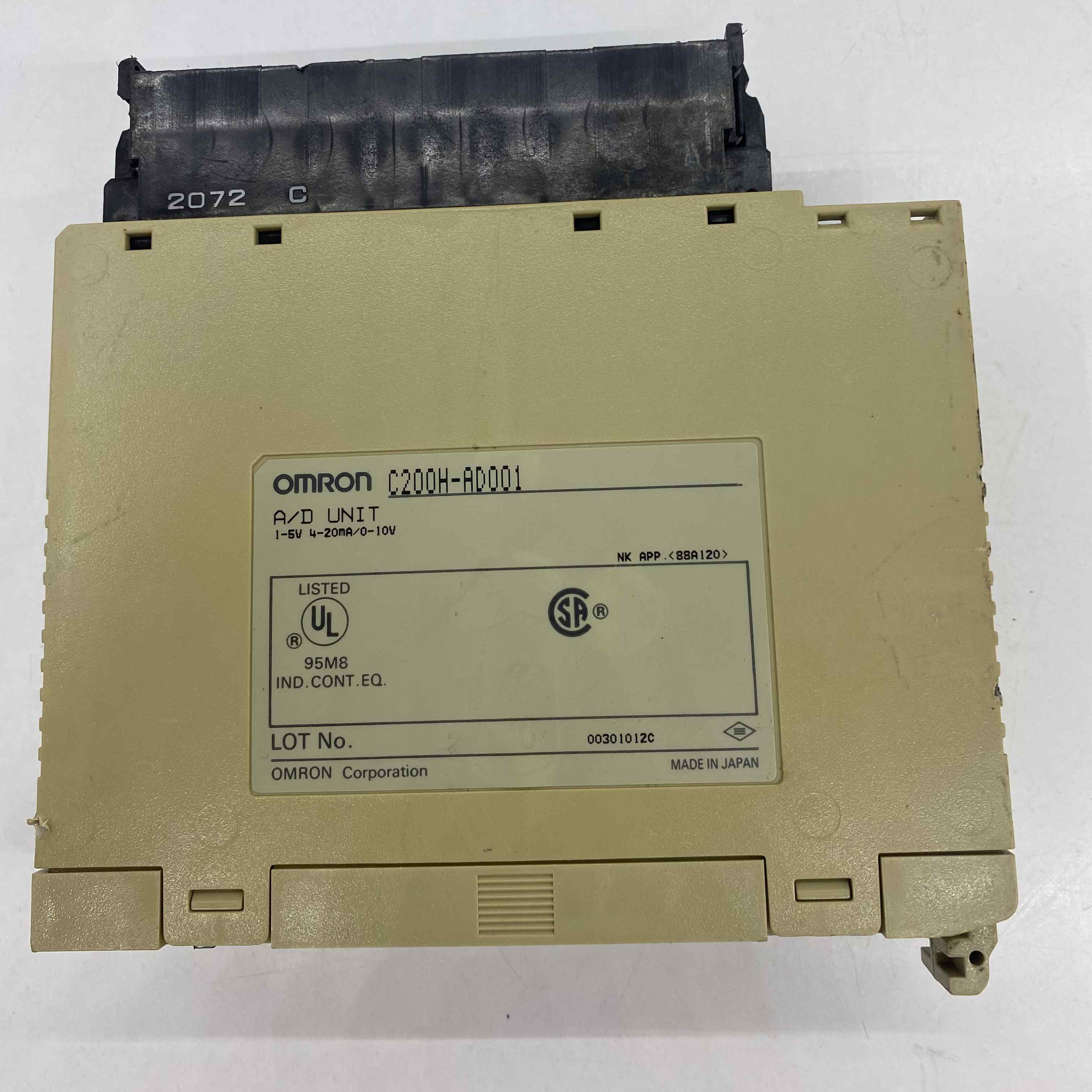OMRON C200H-AD001 ANALOG INPUT MODULE