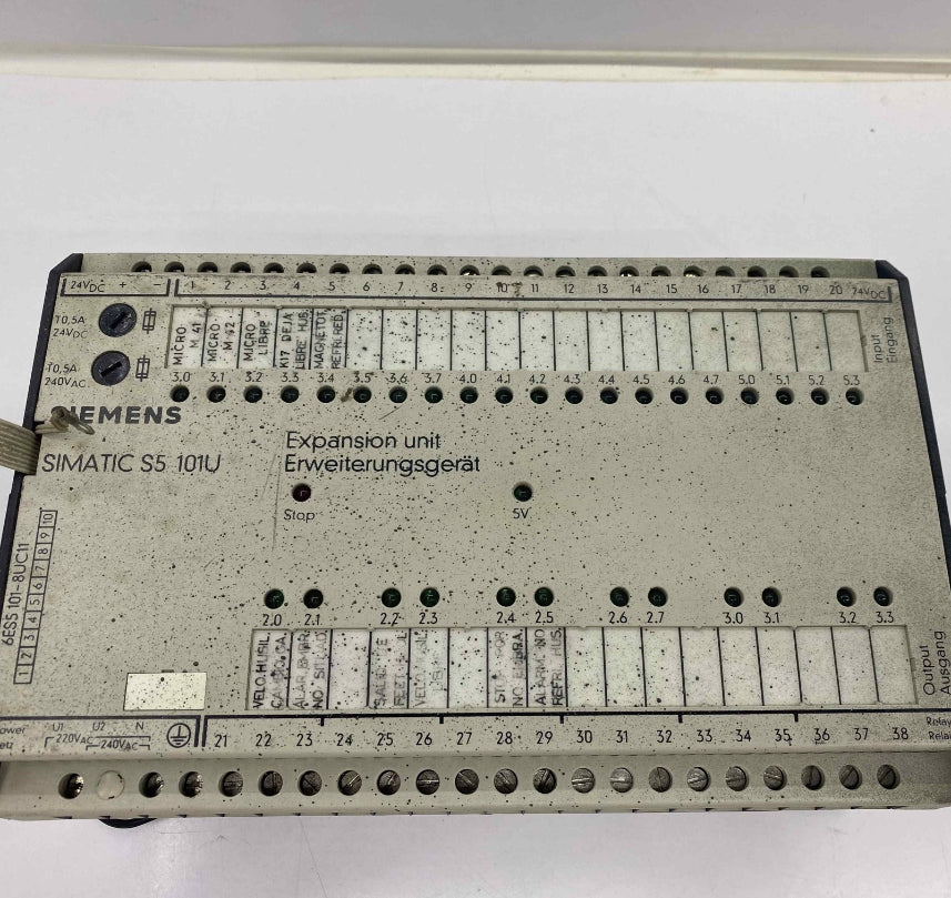 SIEMENS 6ES5 101-8UC11 PLC