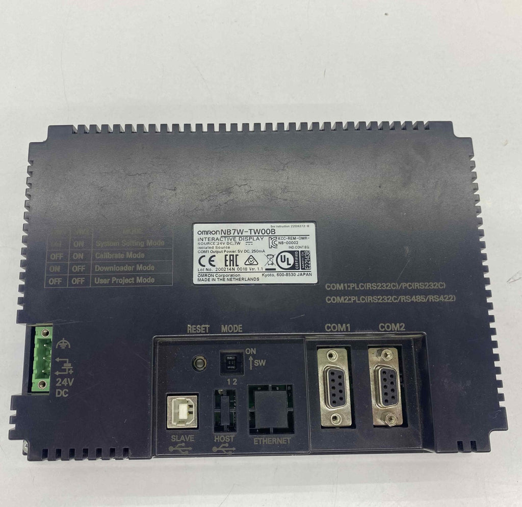 OMRON NB7W-TW00B EKRAN