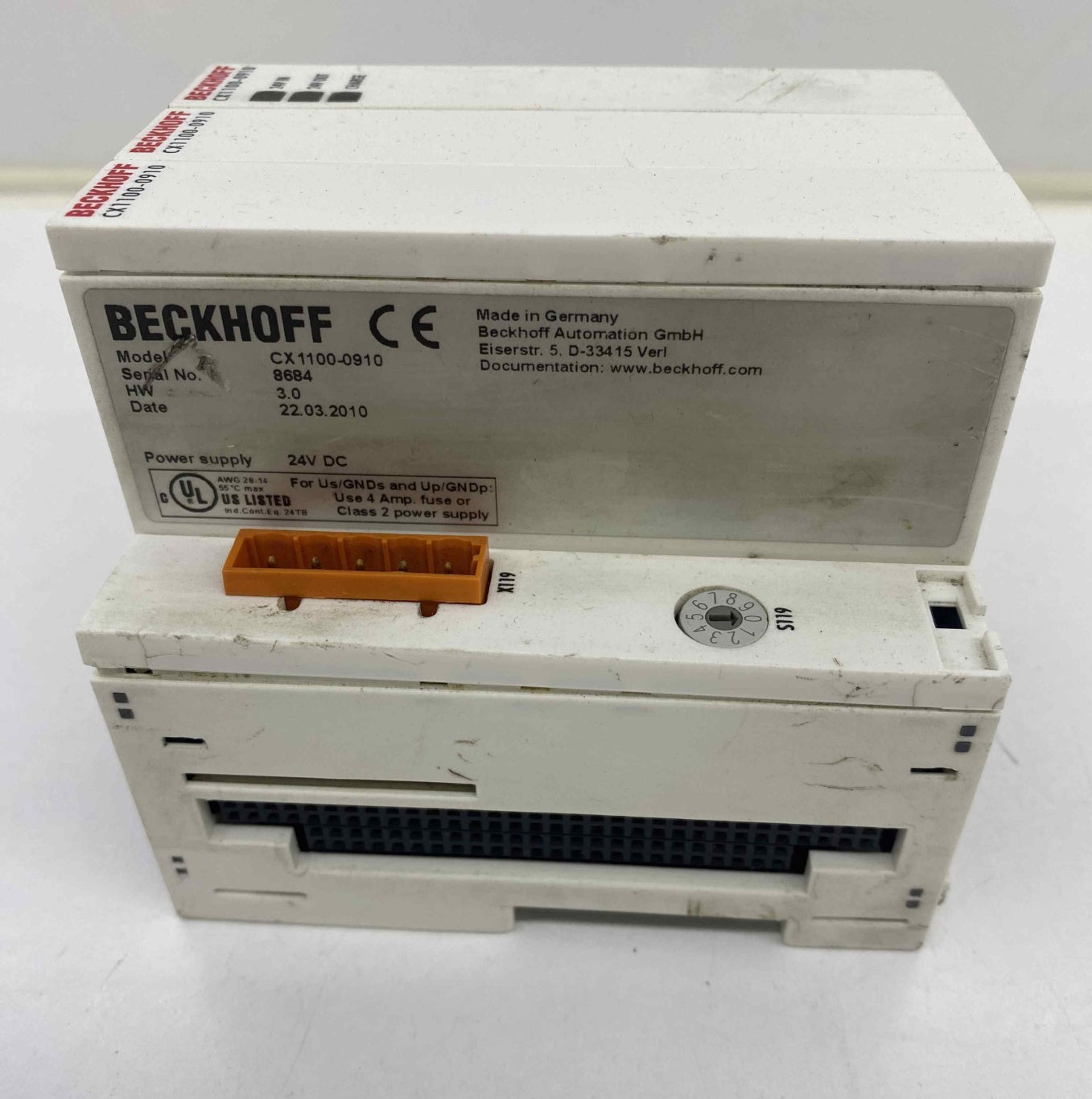 BECKHOFF CX1100-0910 PLC
