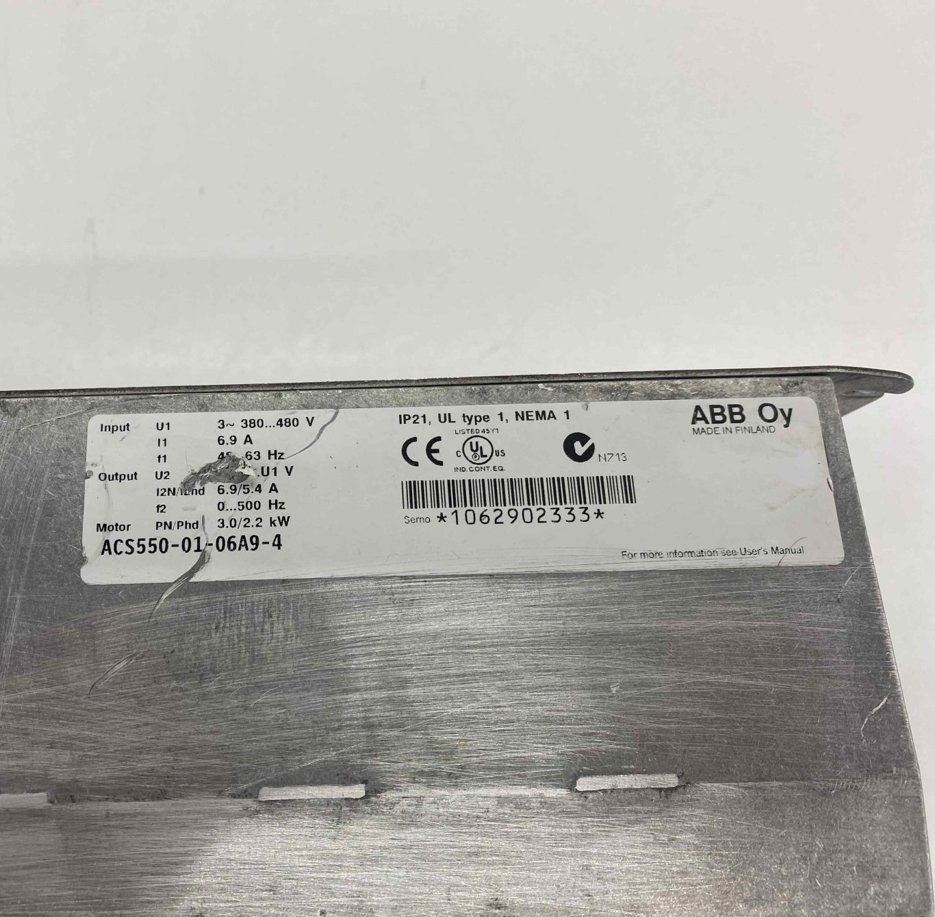 ABB ACS550-01-06A9-4 SÜRÜCÜ