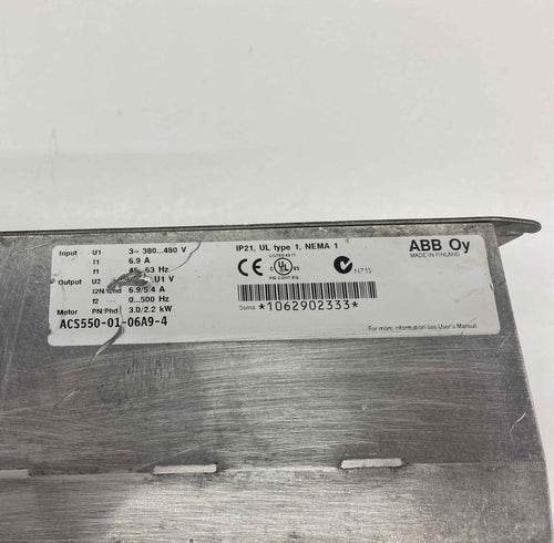 ABB ACS550-01-06A9-4 SÜRÜCÜ