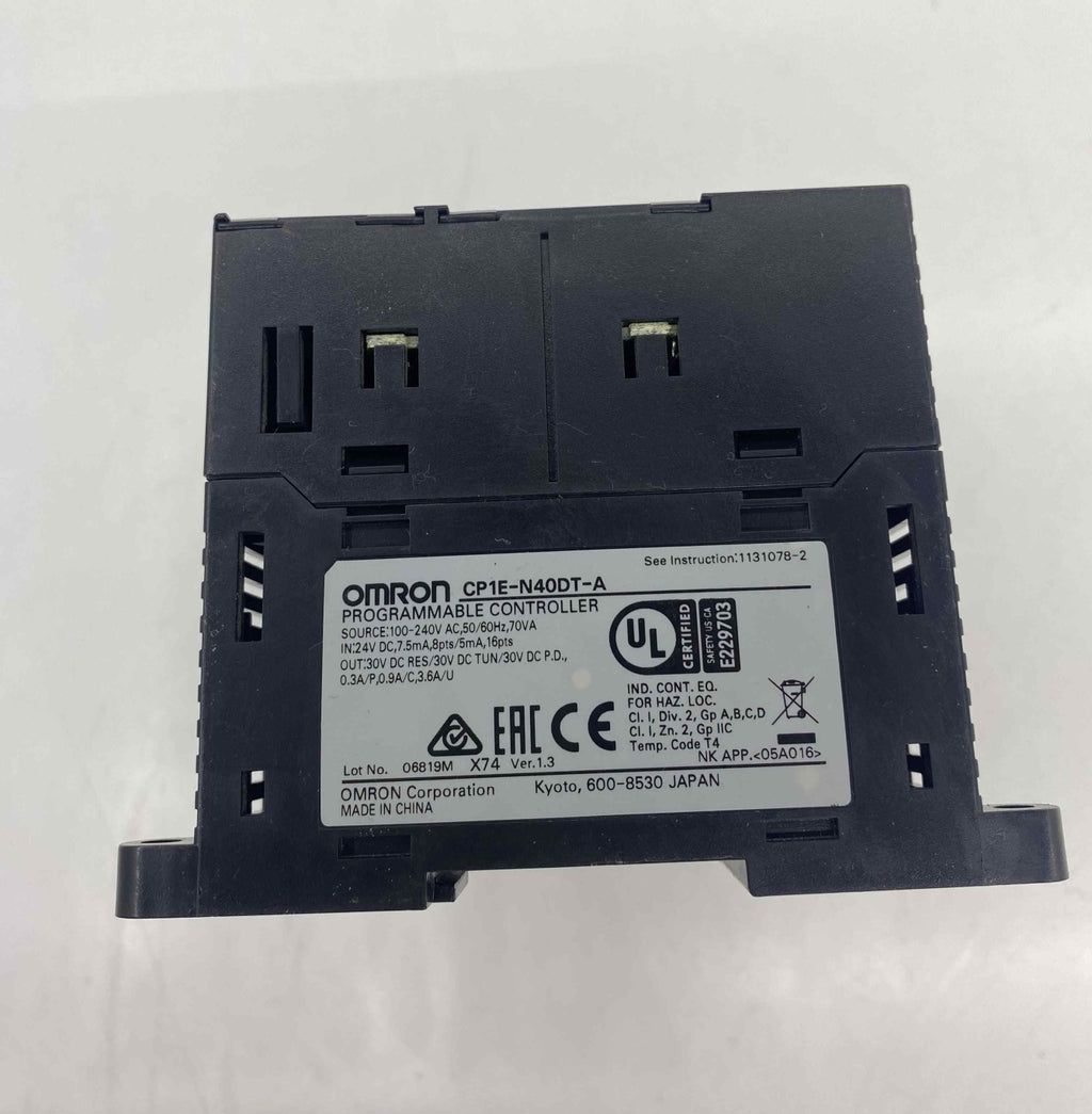OMRON CP1E-N40DT-A  CP1E PLC