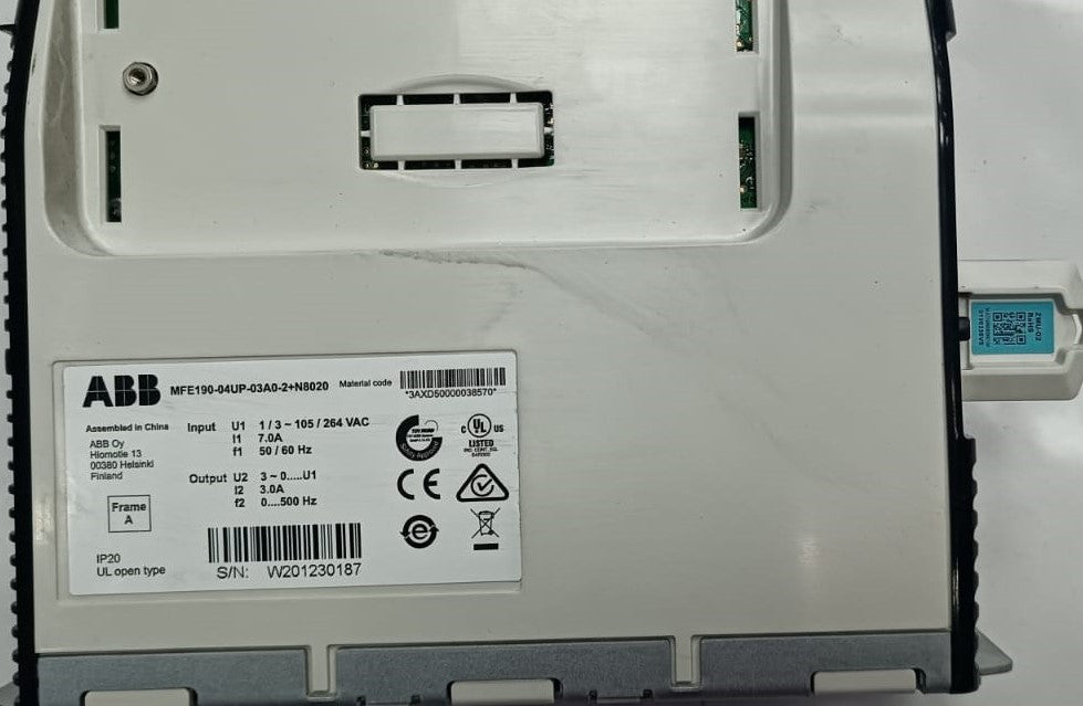 ABB MFE190-04UP-03A0-2+N8020 -ABB SERVO SÜRÜCÜ