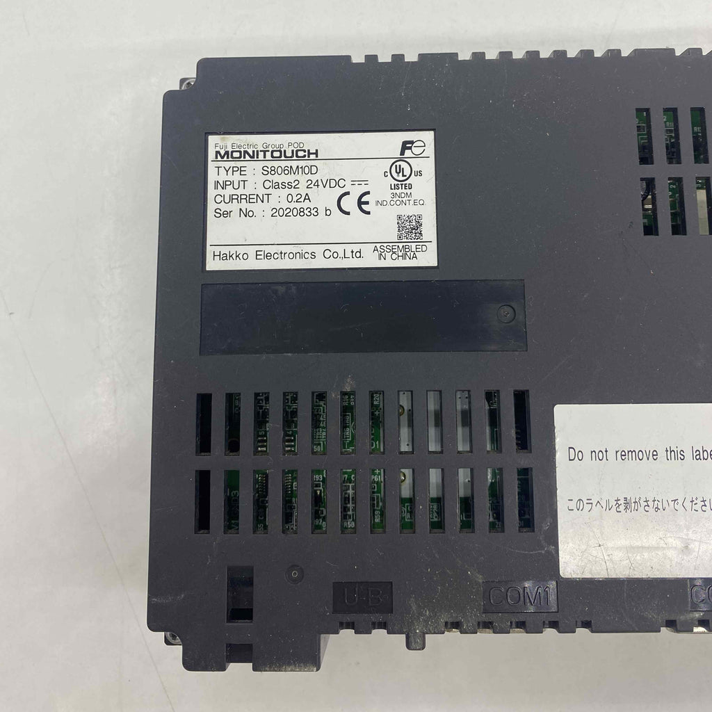 FUJI HAKKO MONITOUCH S806M10D 5.7″ QVGA HMI PANEL