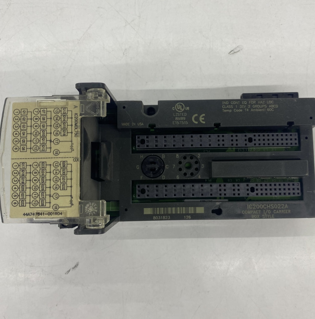 GE FANUC IC200CHS022A PLC TERMINAL BLOĞU