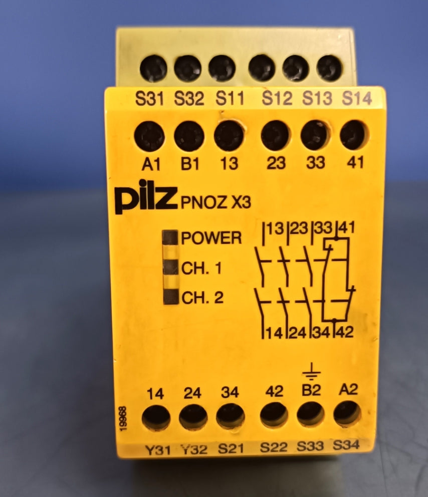 PILZ PNOZ X3 230VAC/24VDC 3S 10 EMNIYET RÖLESI