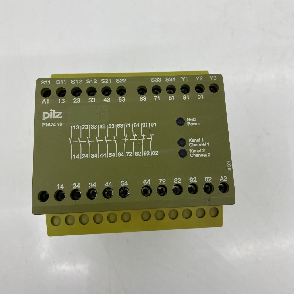 PILZ PNOZ 10 24VDC 6S4O EMNIYET RÖLESI