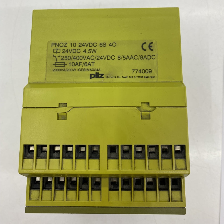PILZ PNOZ 10 24VDC 6S4O EMNIYET RÖLESI
