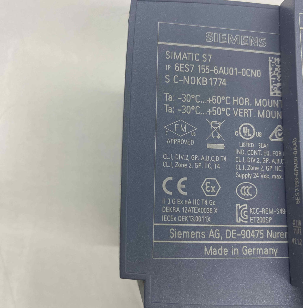 SIEMENS 6ES7 155-6AU01-0CN0 PLC