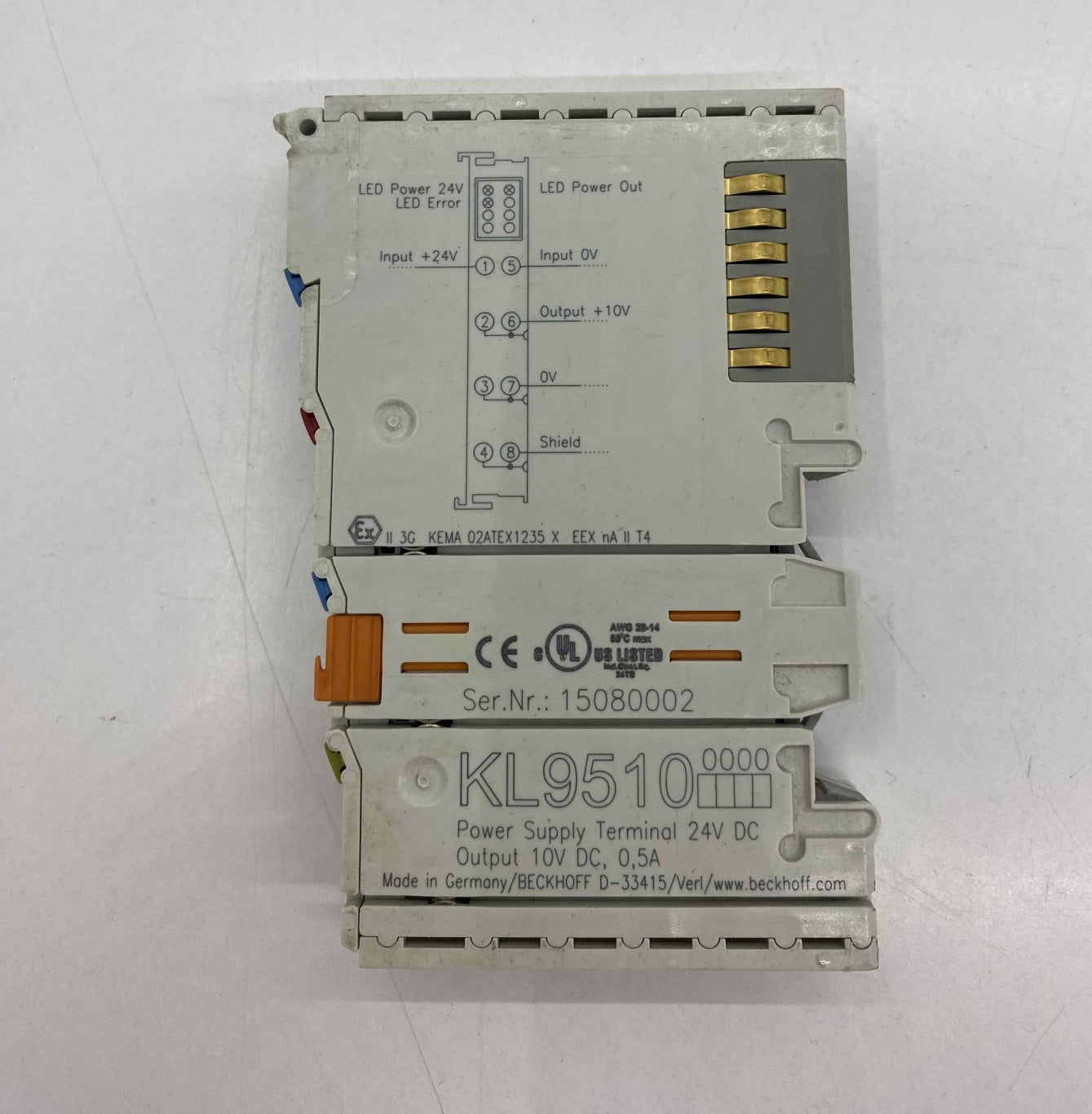 BECKHOFF KL9510 PLC