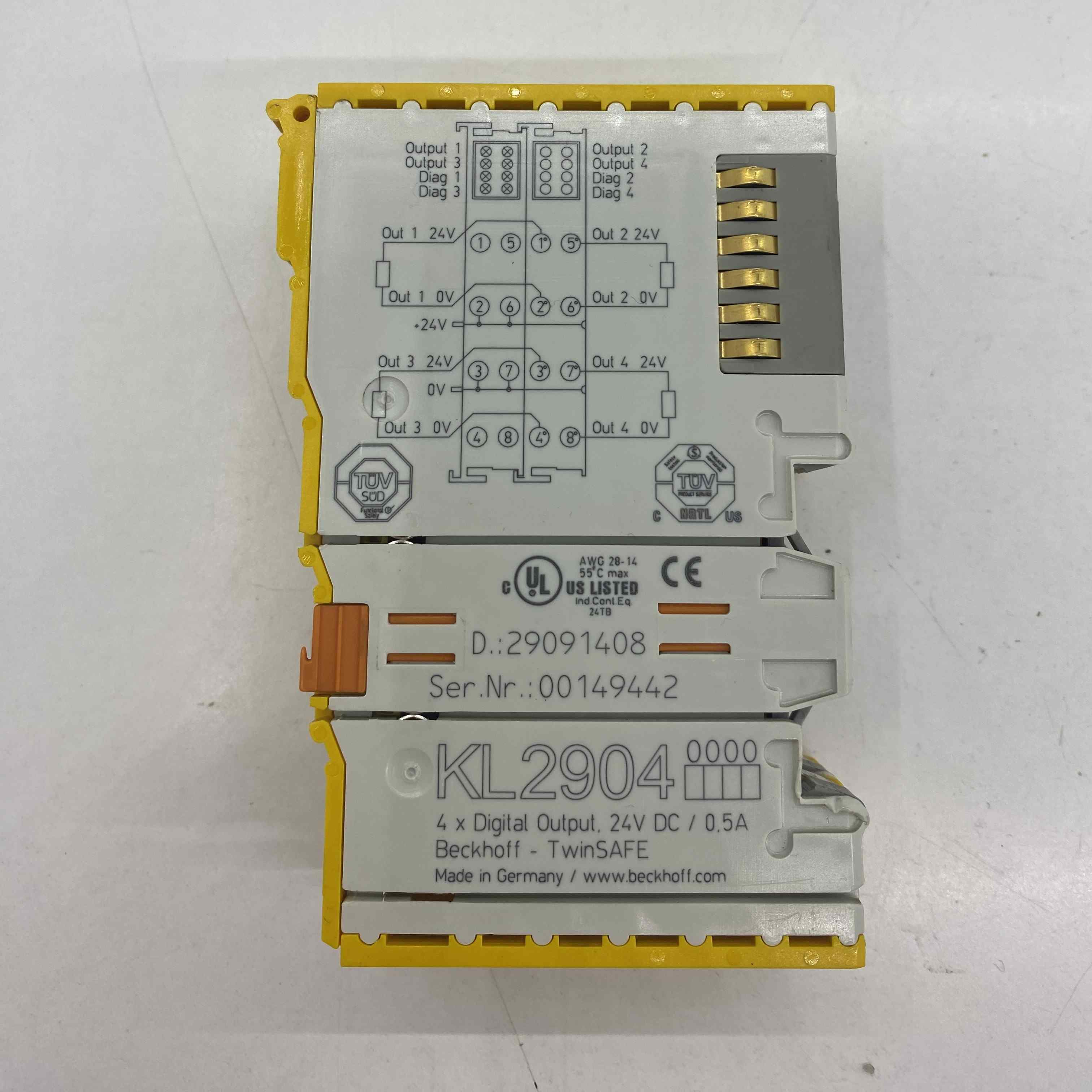 BECKHOFF KL2904 PLC