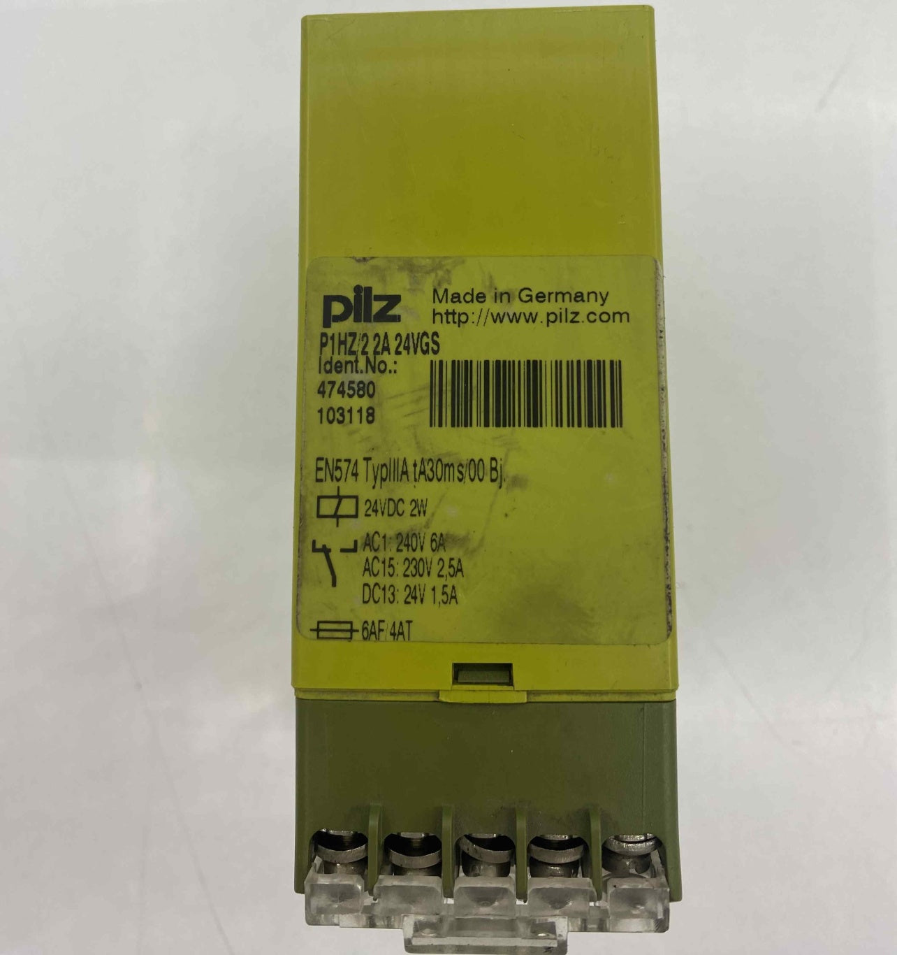 PILZ P1HZ/2.2A 24VGS EMNIYET RÖLESI
