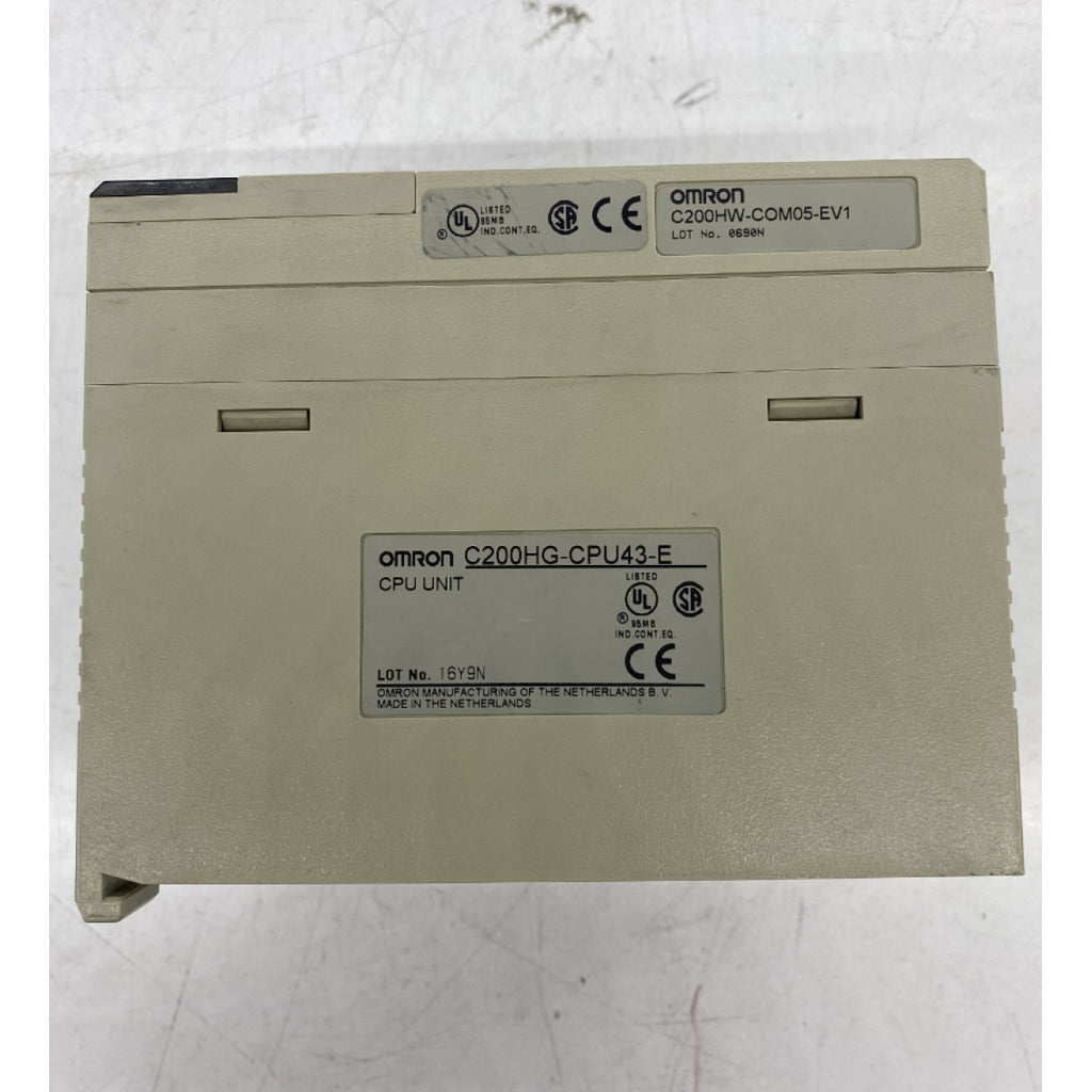 OMRON C200HG-CPU43-E PLC