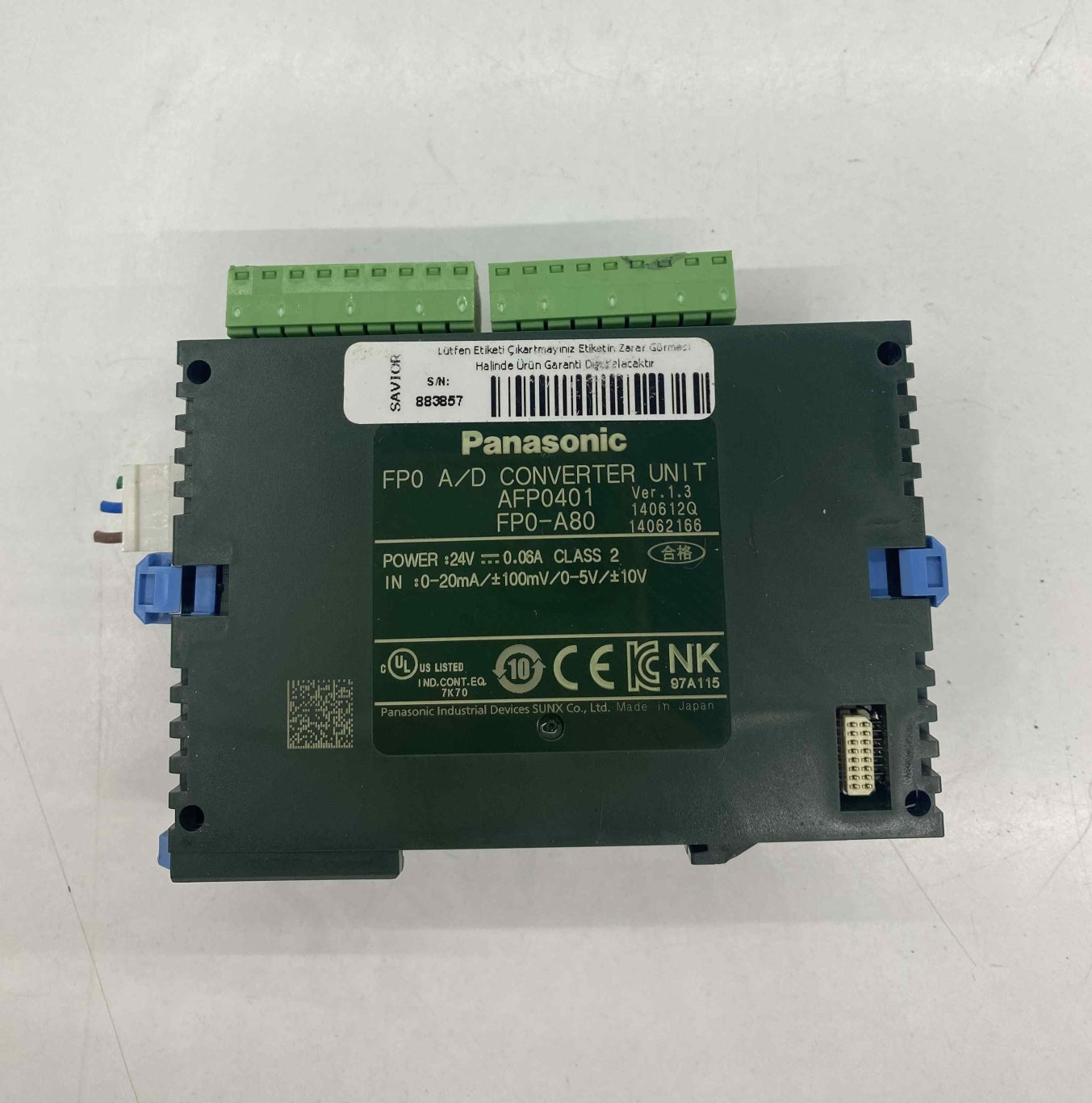 PANASONIC FP0-A80 PLC