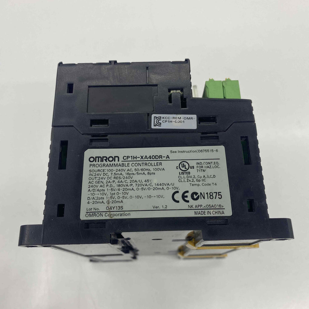 OMRON CP1H-XA40DR-A PLC