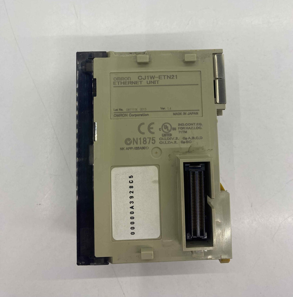 OMRON CJ1W-ETN21 PLC TERMINAL BLOĞU