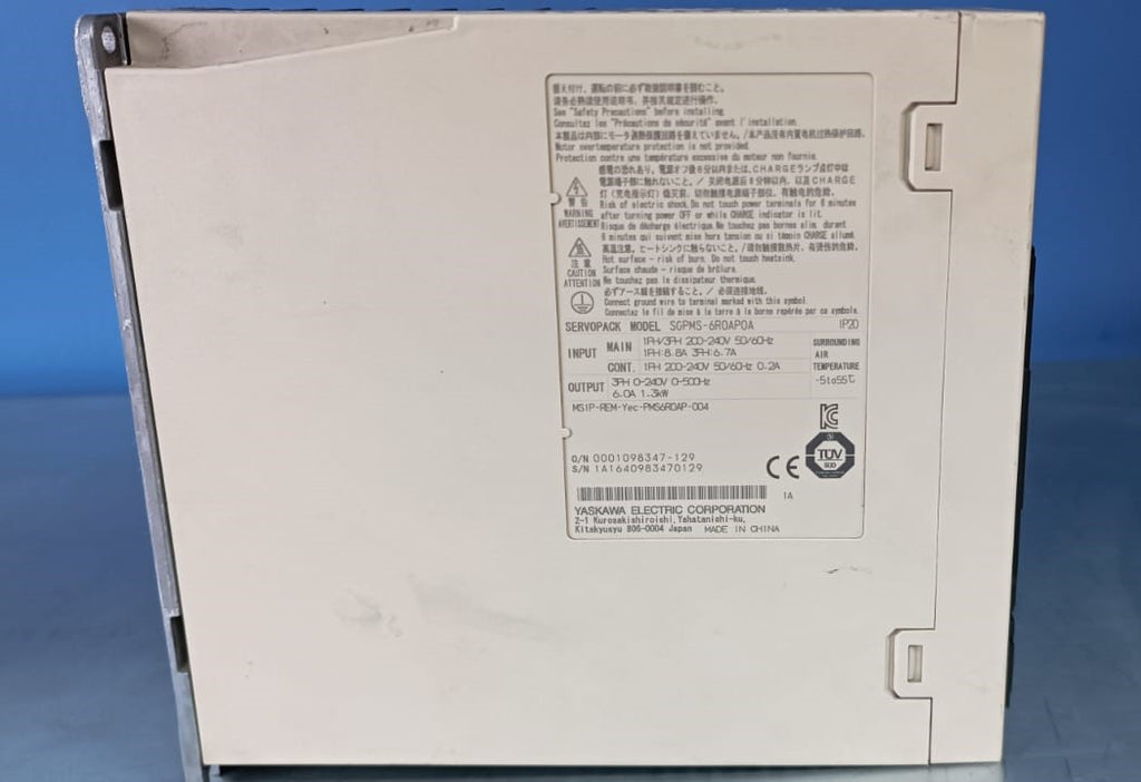 YASKAWA SGPMS-6R0AP0A SERVO SÜRÜCÜ