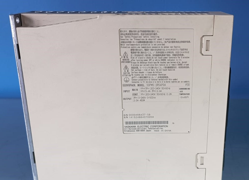 YASKAWA SGPMS-2R5AP0A SERVO SÜRÜCÜ