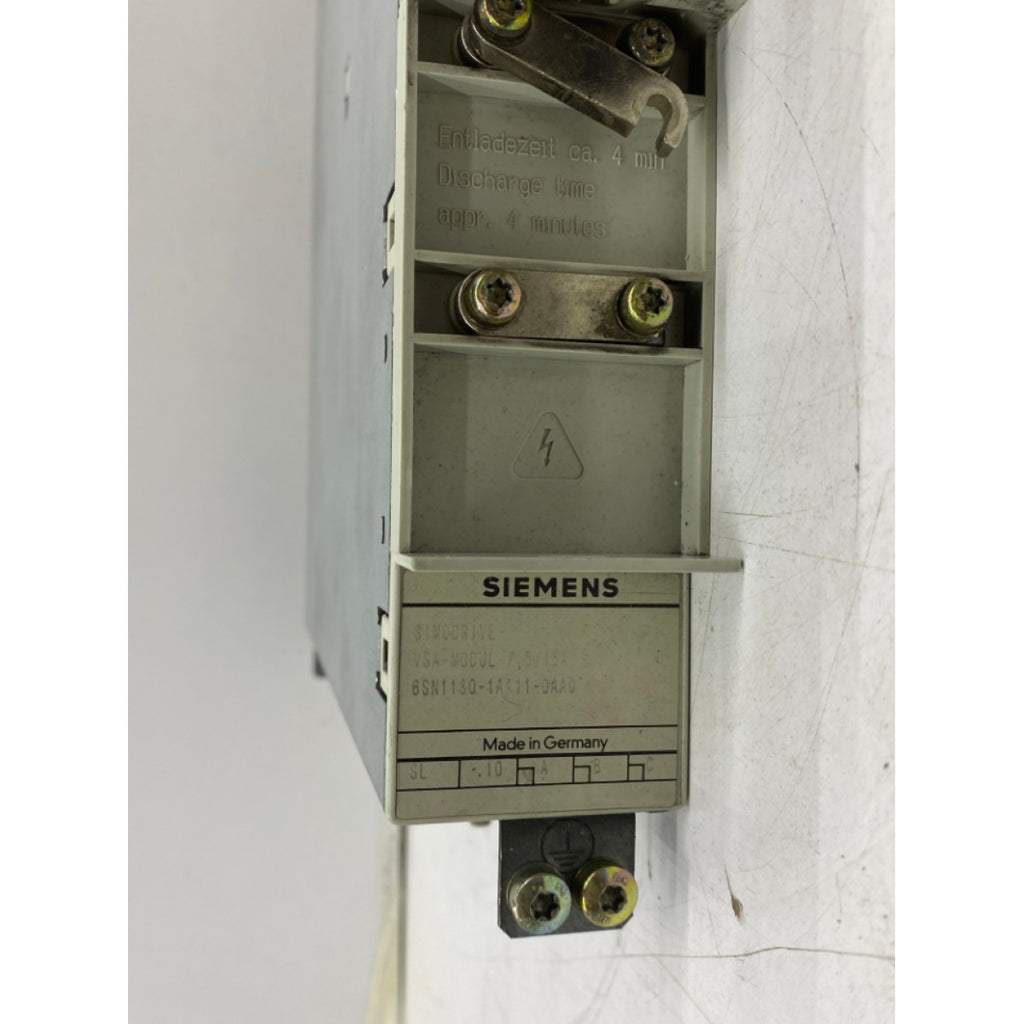 SIEMENS 6SN1130-1AA11-0AA0 SERVOANTRIEB