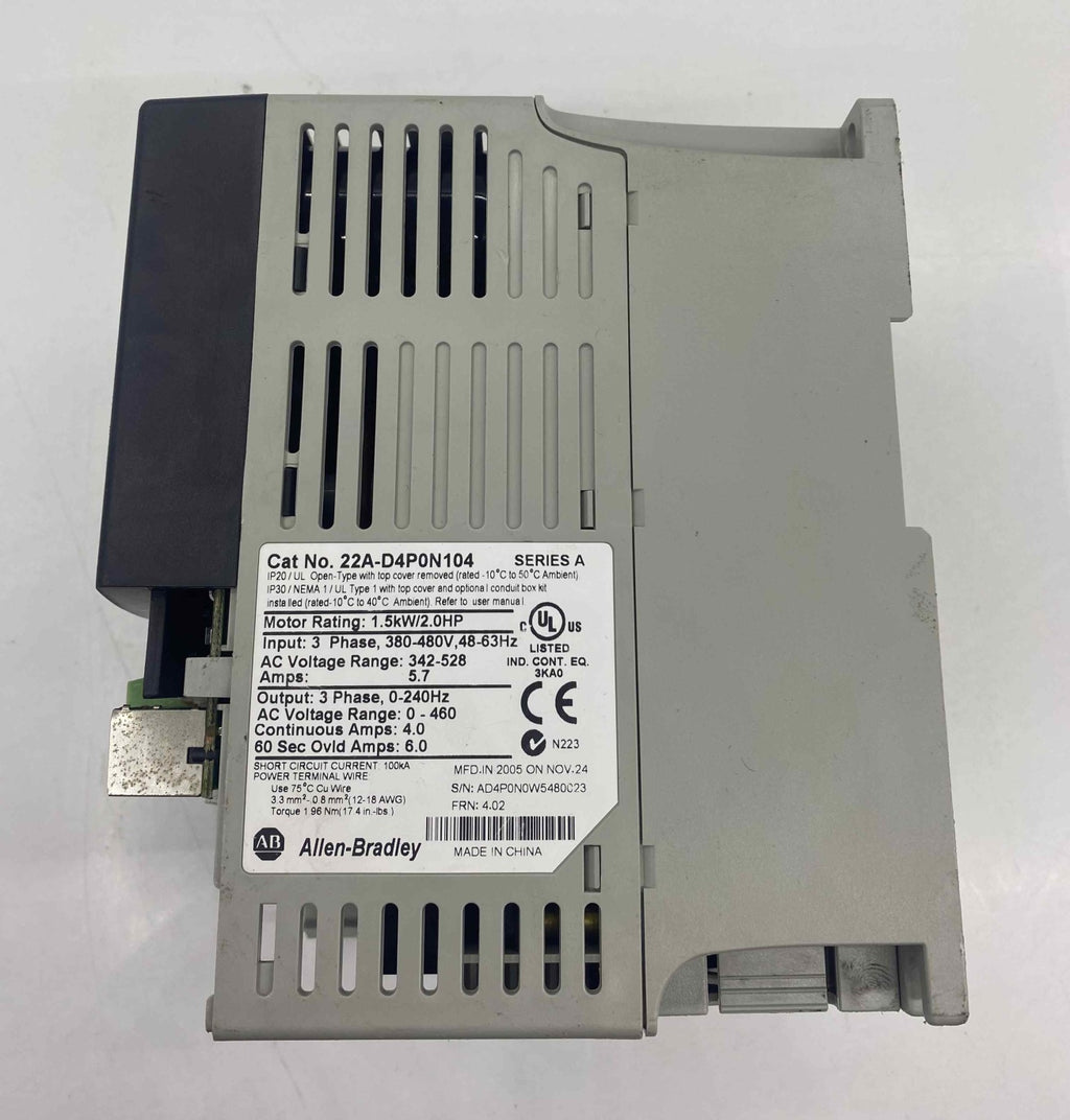 ALLEN-BRADLEY 22A-D4P0N104 SÜRÜCÜ