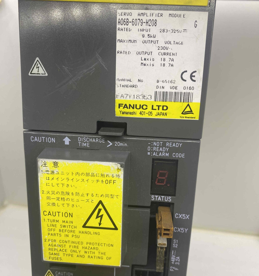 FANUC A06B-6079-H208 SERVO SÜRÜCÜ