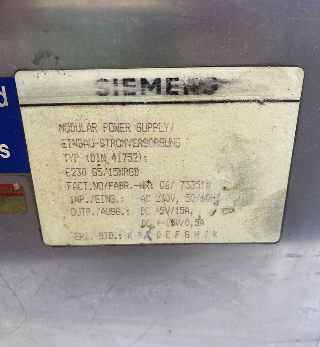 SIEMENS DIN 41752 GÜÇ KAYNAĞI