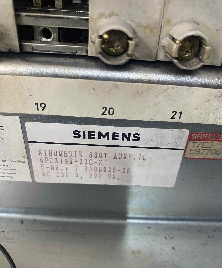 SIEMENS 6FC3191-2JC-Z BAĞLANTI BLOĞU