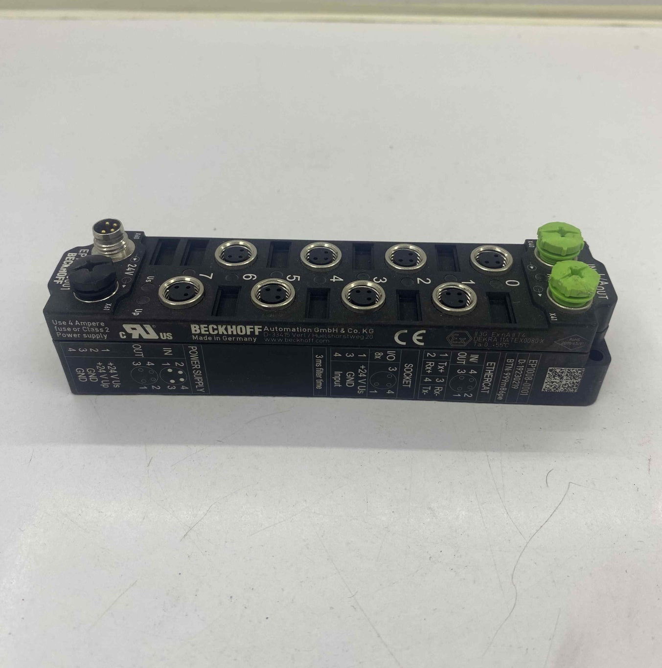 BECKHOFF EP1008-0001 ETHERCAT