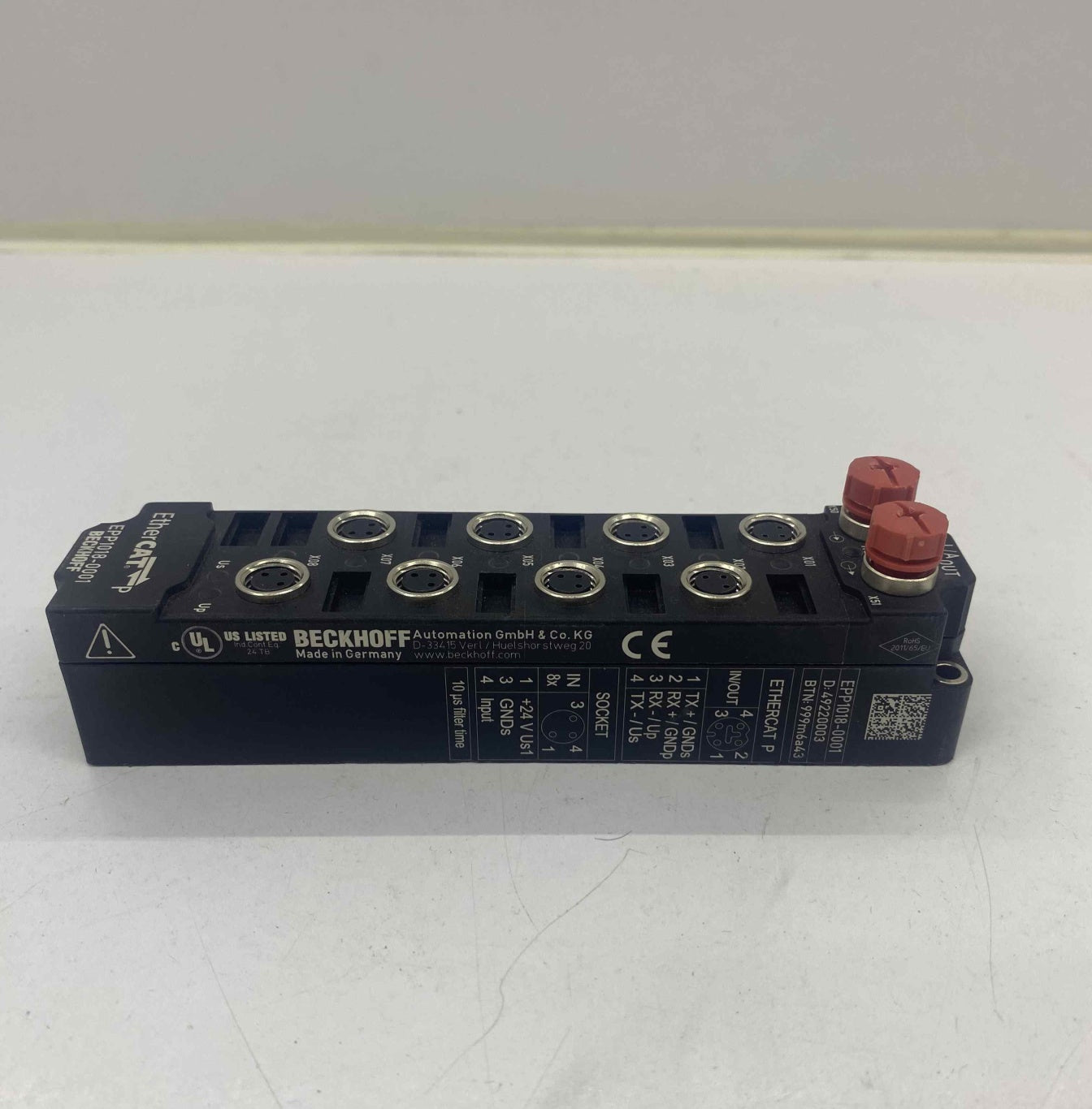 BECKHOFF EPP1018-0001 ETHERCAT