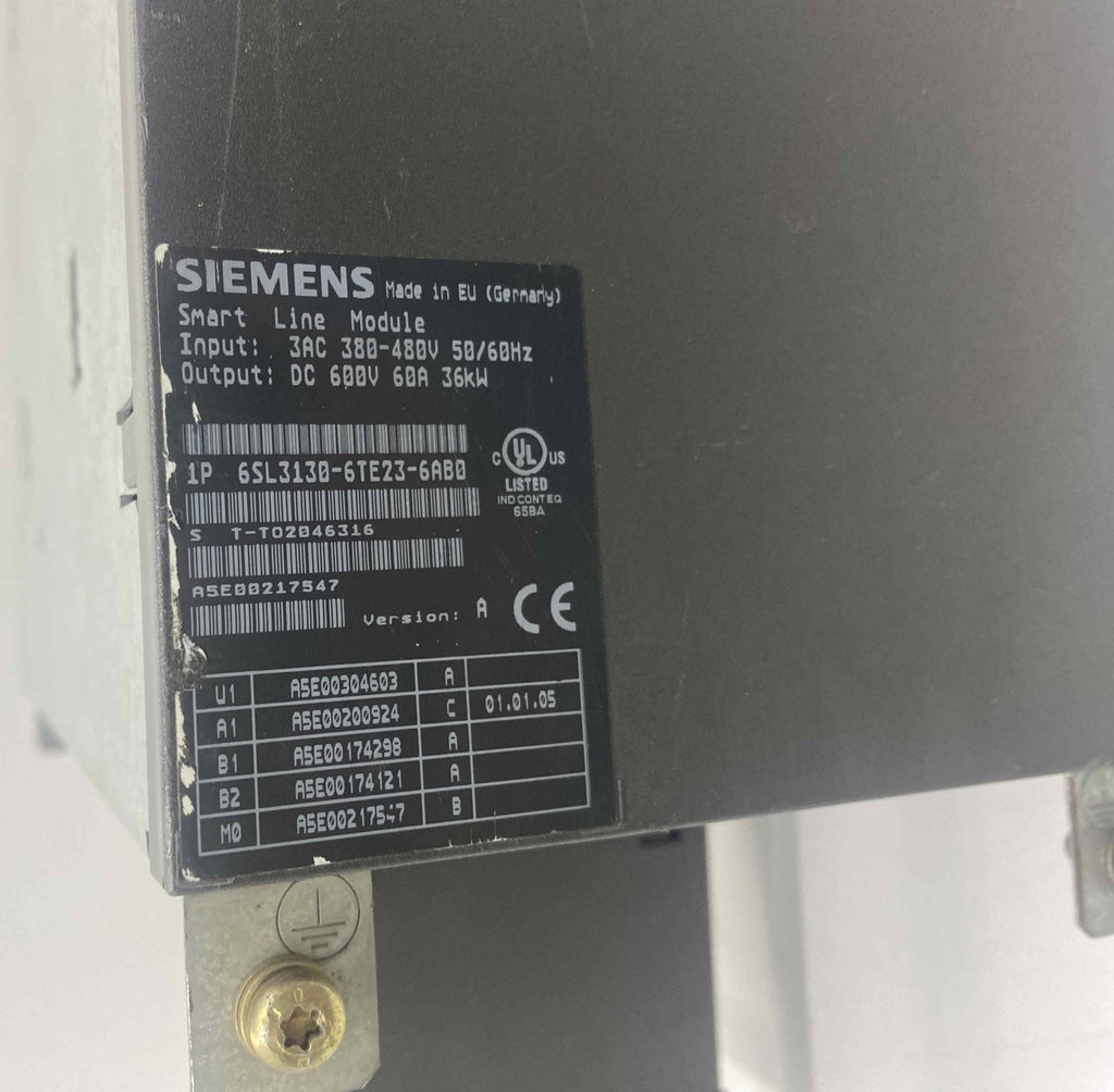 SIEMENS 6SL3130-6TE23-6AB0 SERVO MOTOR