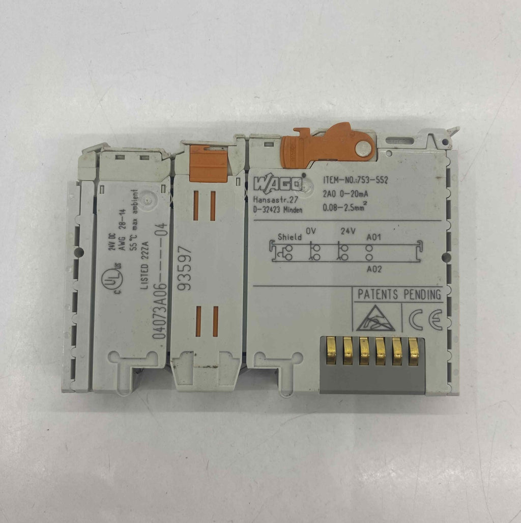 WAGO 753-552 PLC