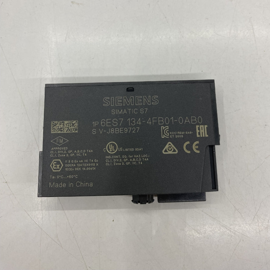 SIEMENS 6ES7 134-4FB01-0AB0 PLC
