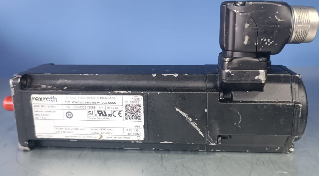 INDRAMAT MSK030C-0900-NN-M1-UG0-NNNN SERVO MOTOR