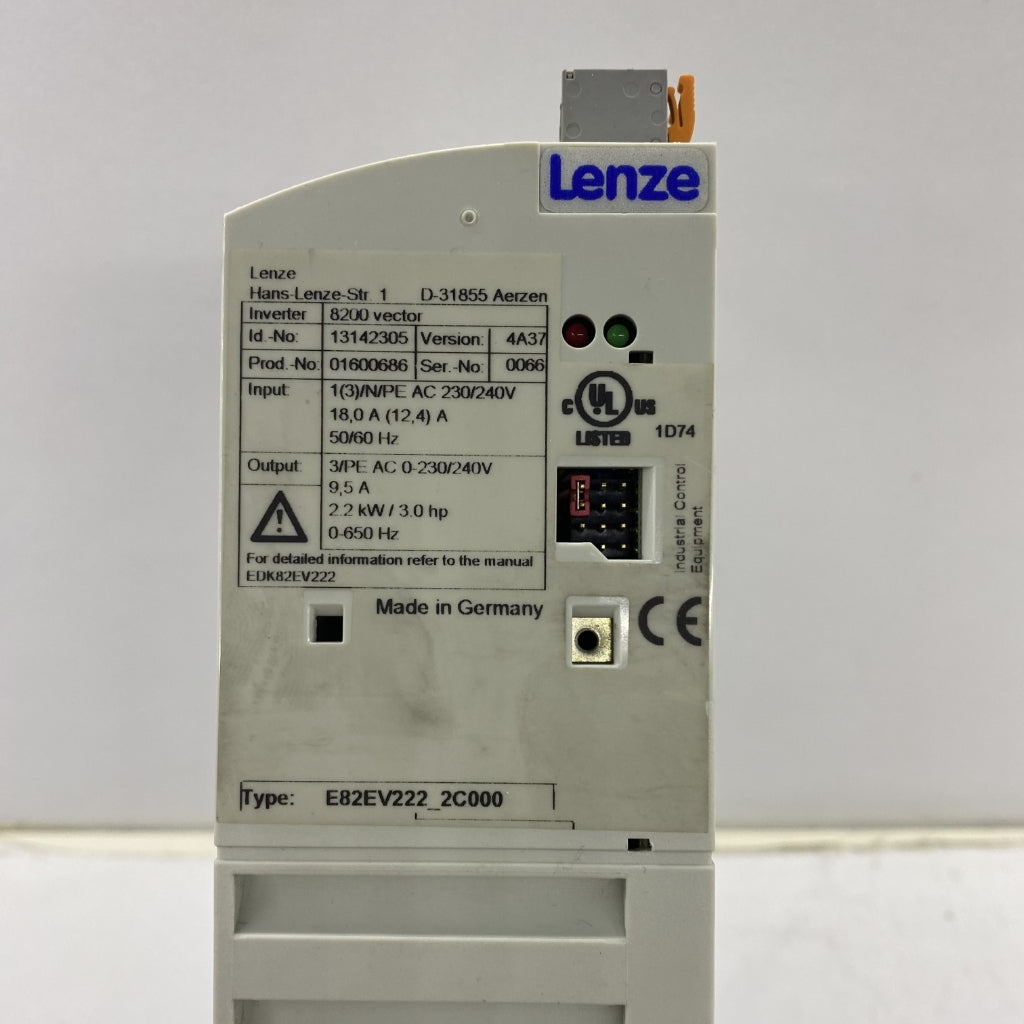 LENZE E82EV222-2C000 SERVO SÜRÜCÜ