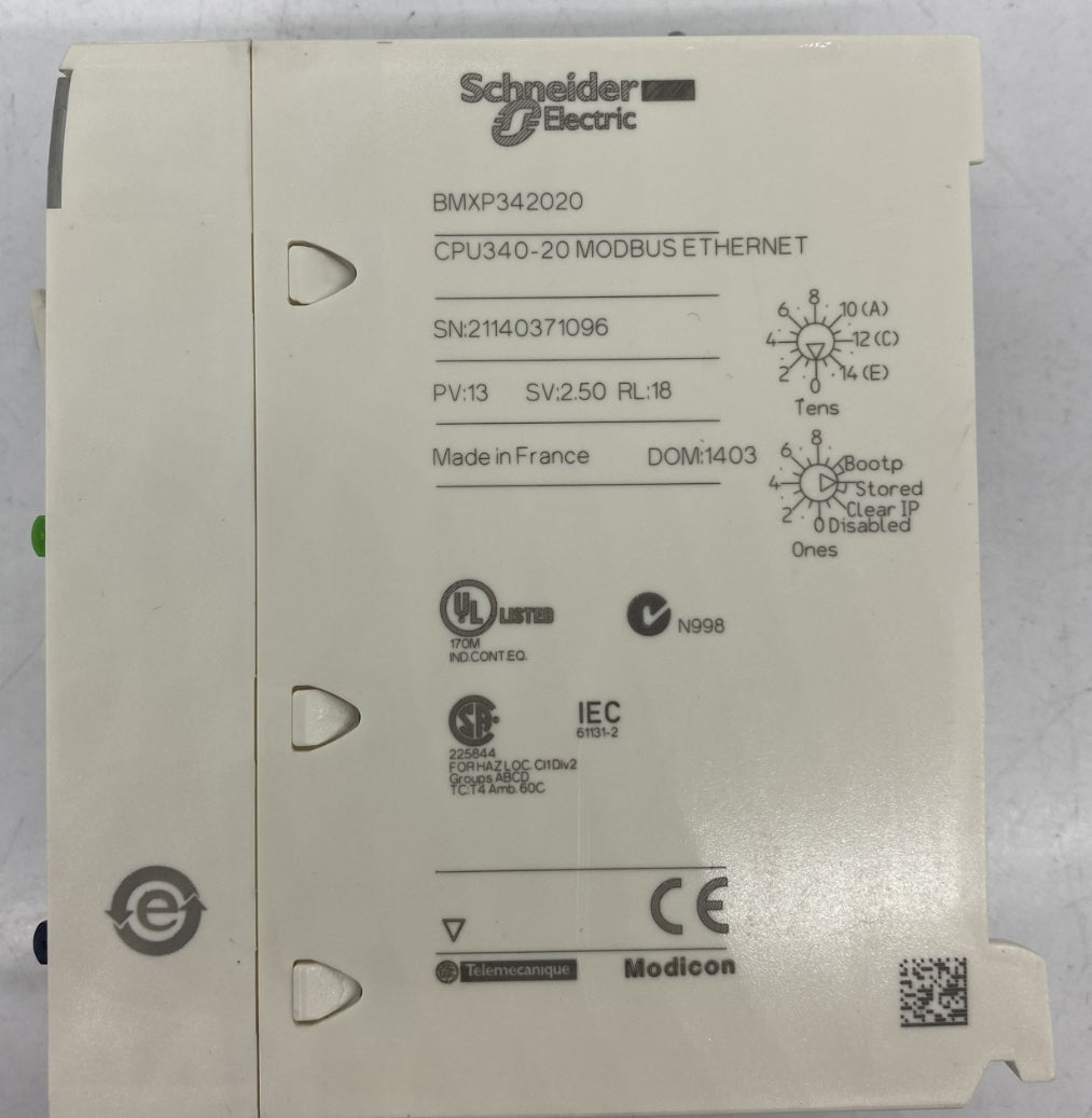 SCHNEIDER BMXP342020 M340 PLC